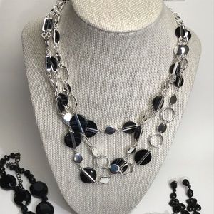 Black and Silver-Tone jewelry collection